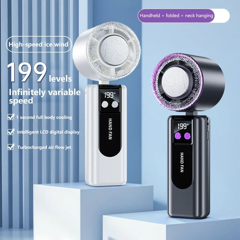 Climatiseur, mini ventilateurs a main, air frais. Lenovo
