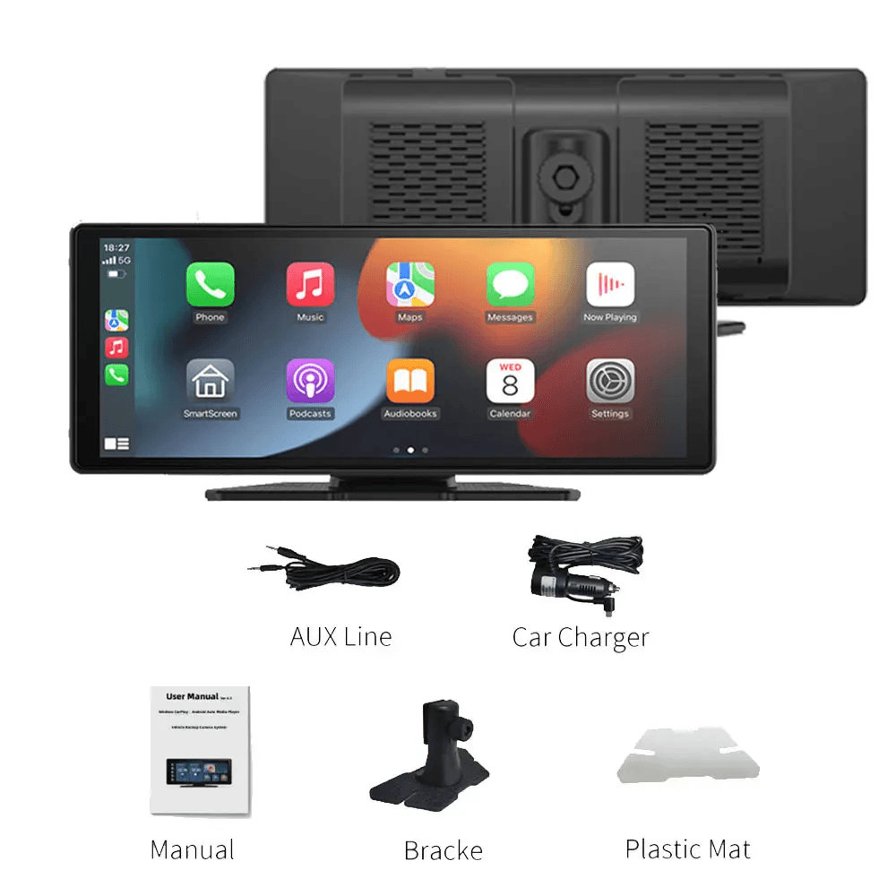 CarPlay sans fil universel 10,26" avec WiFi,  – Compatible Apple et Android. bys-store-3195388-564952